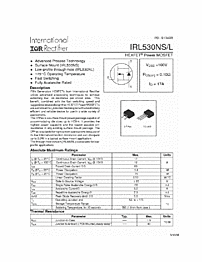 DataSheet IRL530NS pdf